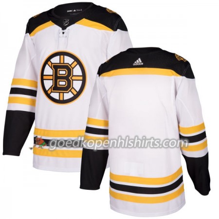 Boston Bruins Blank Adidas 2017-2018 Wit Authentic Shirt - Mannen